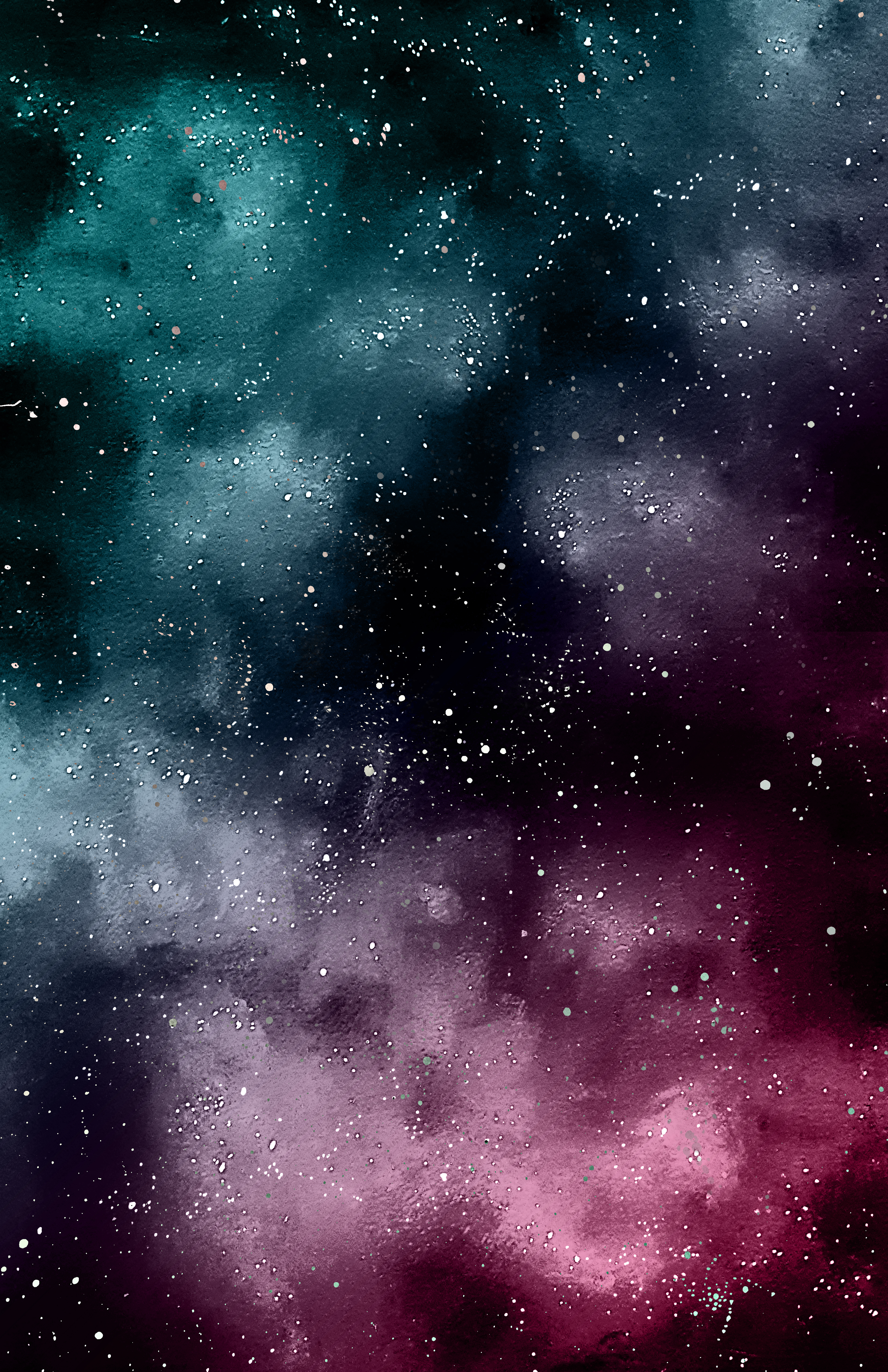 Watercolor background blue & pink